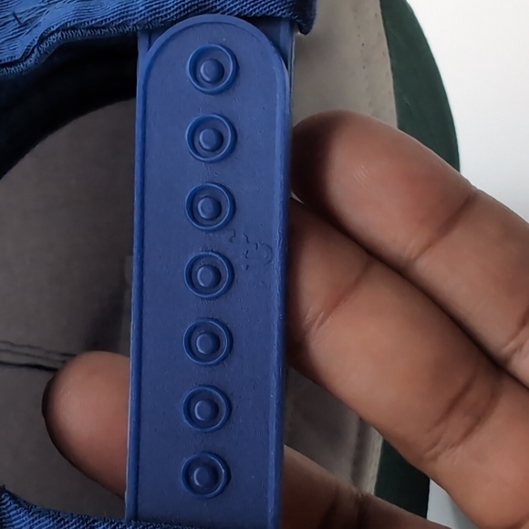 Sideliner| NWOT Vintage NBA Detroit Pistons Blue Sports Cap Snap Back Green Brim - Picture 10 of 10